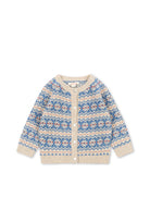 Konges Slojd Billi Knit Cardigan Blue Multi