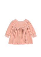 Konges Slojd Gia Bow Dress GRS - Mellow Rose