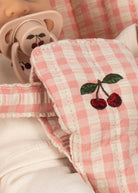 Konges Slojd Poppy Doll Stroller Set - Pink Check