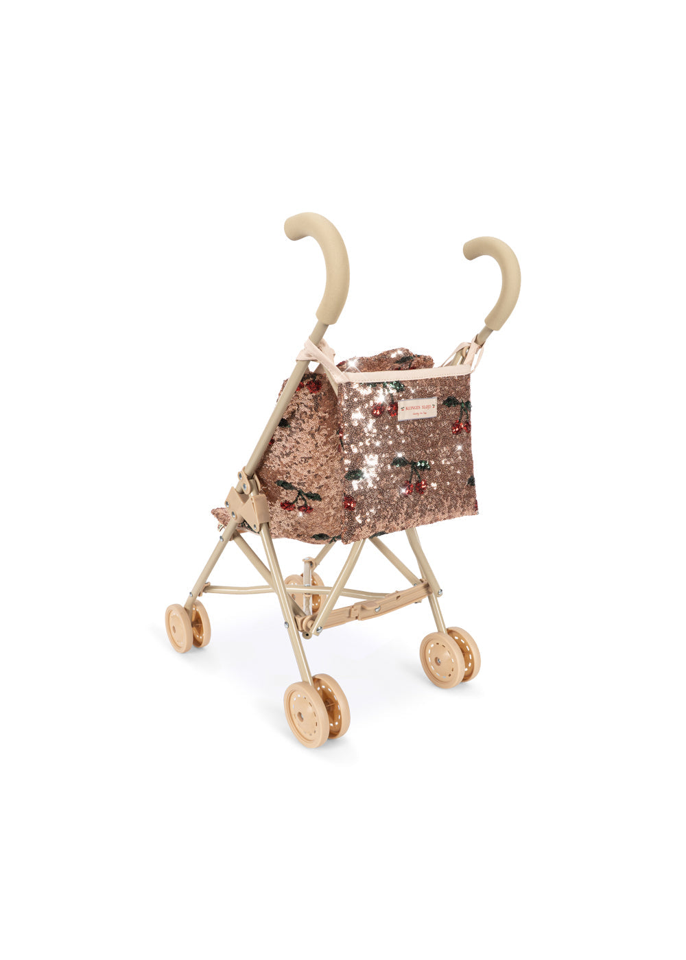 Konges Slojd Sparkly Doll Stroller - Cherry Sequin