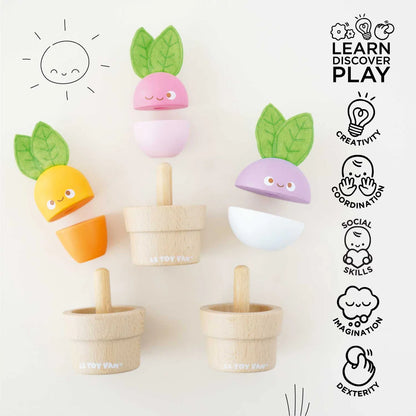 Le Toy Van - Stacking Wooden Veggies