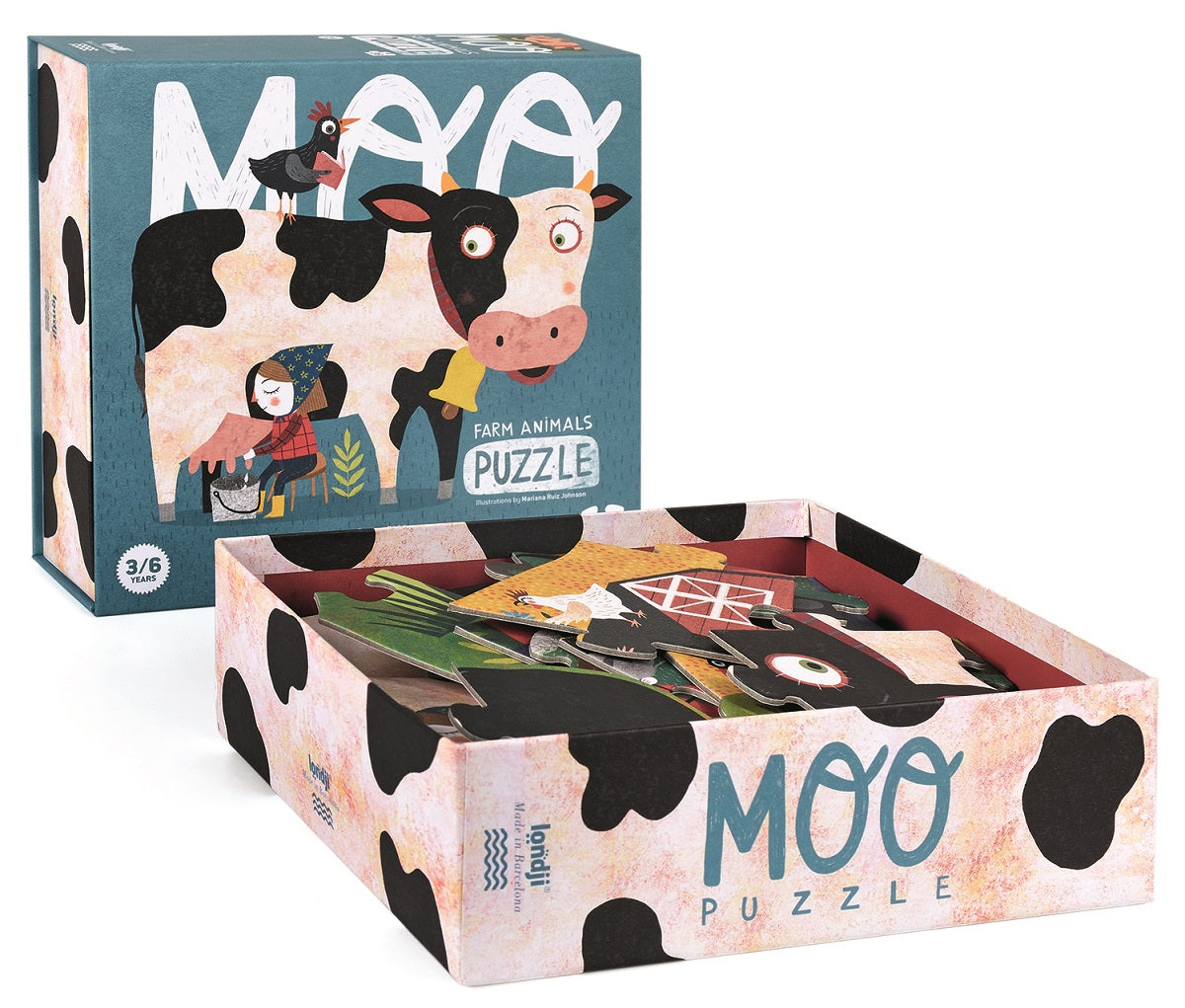 Londji - Moo - Puzzle - Londji - littleyoyo.ca