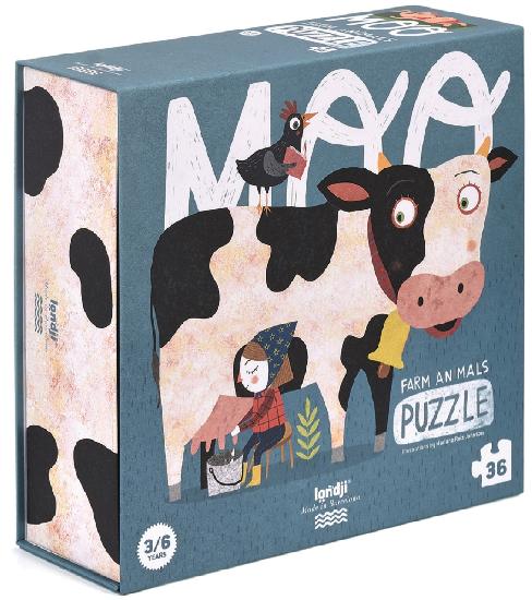 Londji - Moo - Puzzle - Londji - littleyoyo.ca