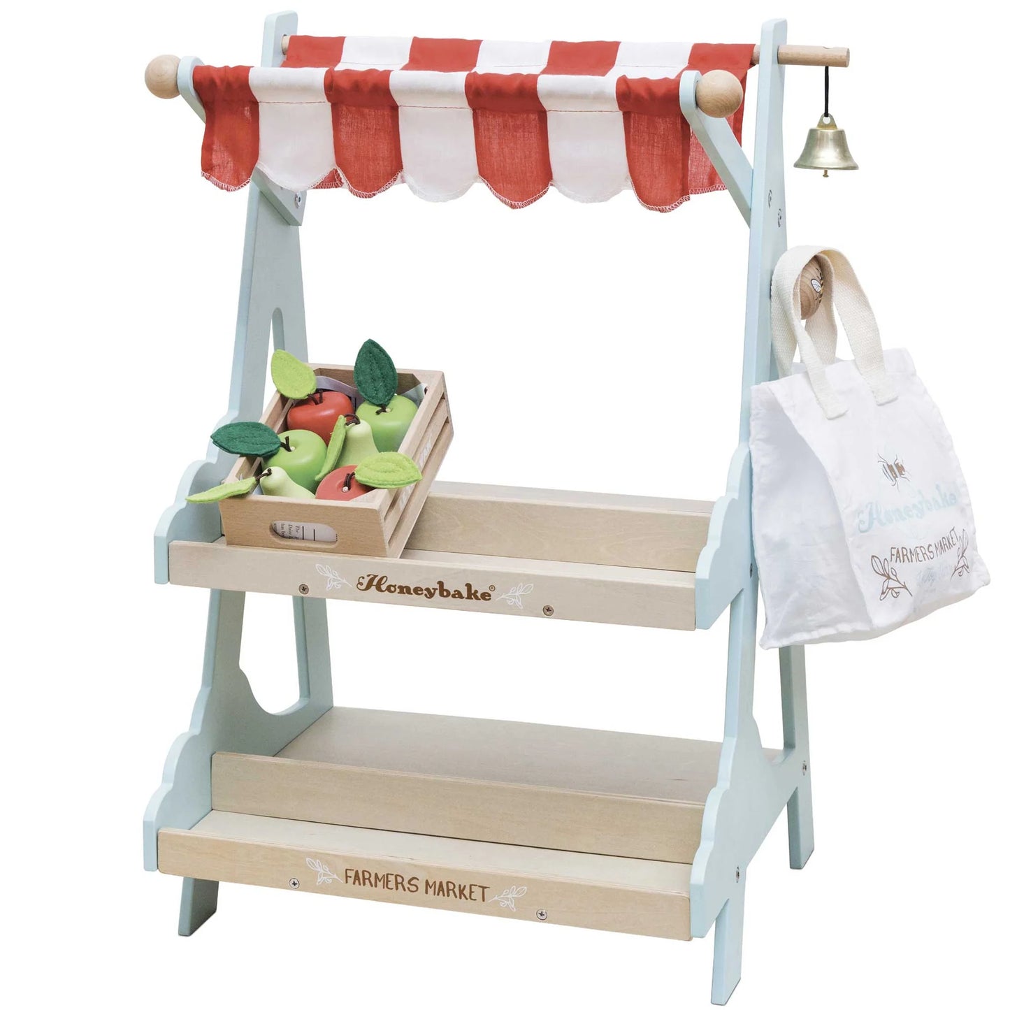 Le Toy Van - Wooden Market Stall & Fruit Play Food Crate