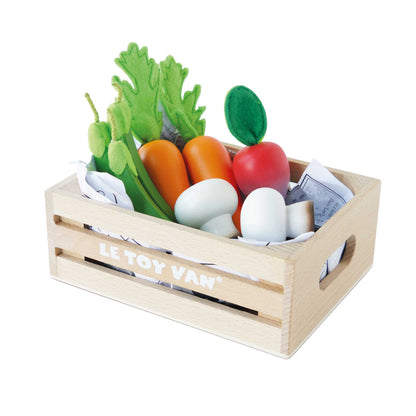 Le Toy Van - Harvest Vegetables Wooden Food Crate