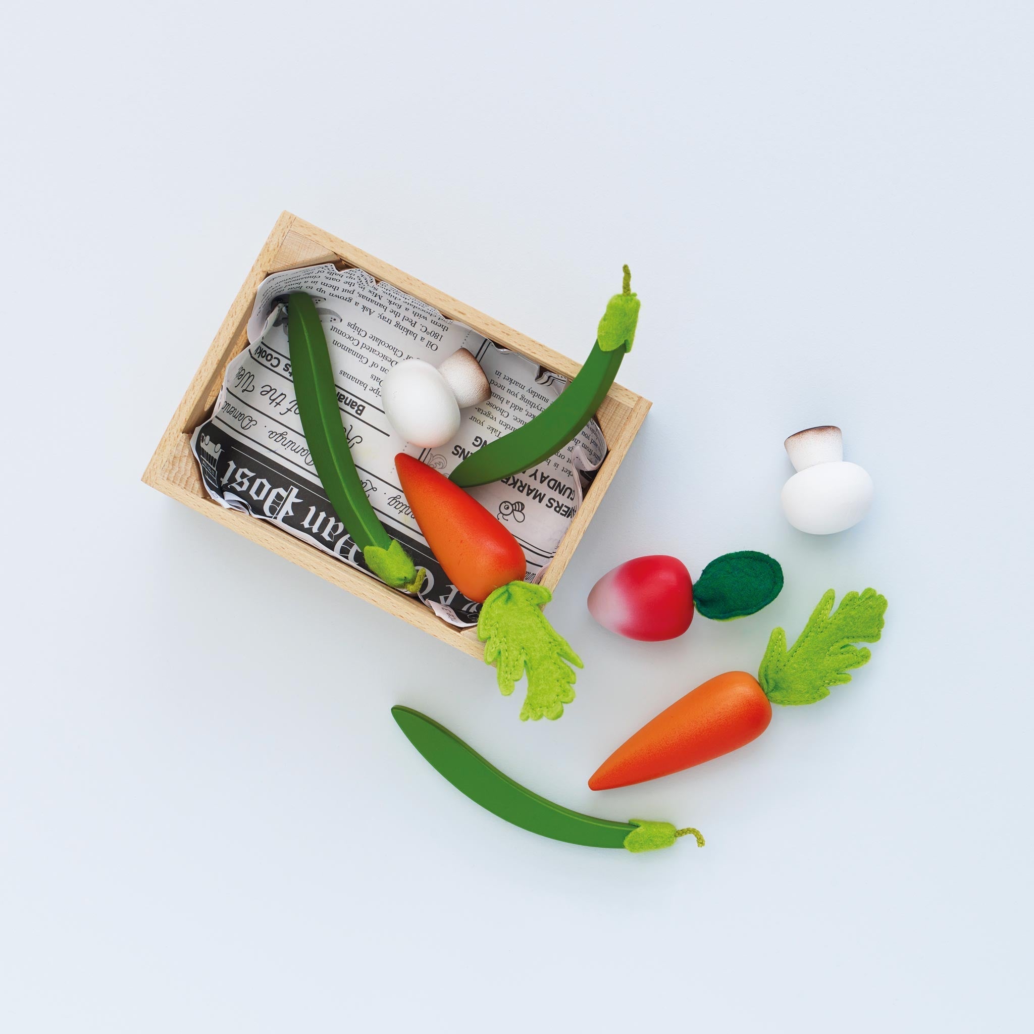 Le Toy Van - Harvest Vegetables Wooden Food Crate - Le Toy Van - littleyoyo.ca