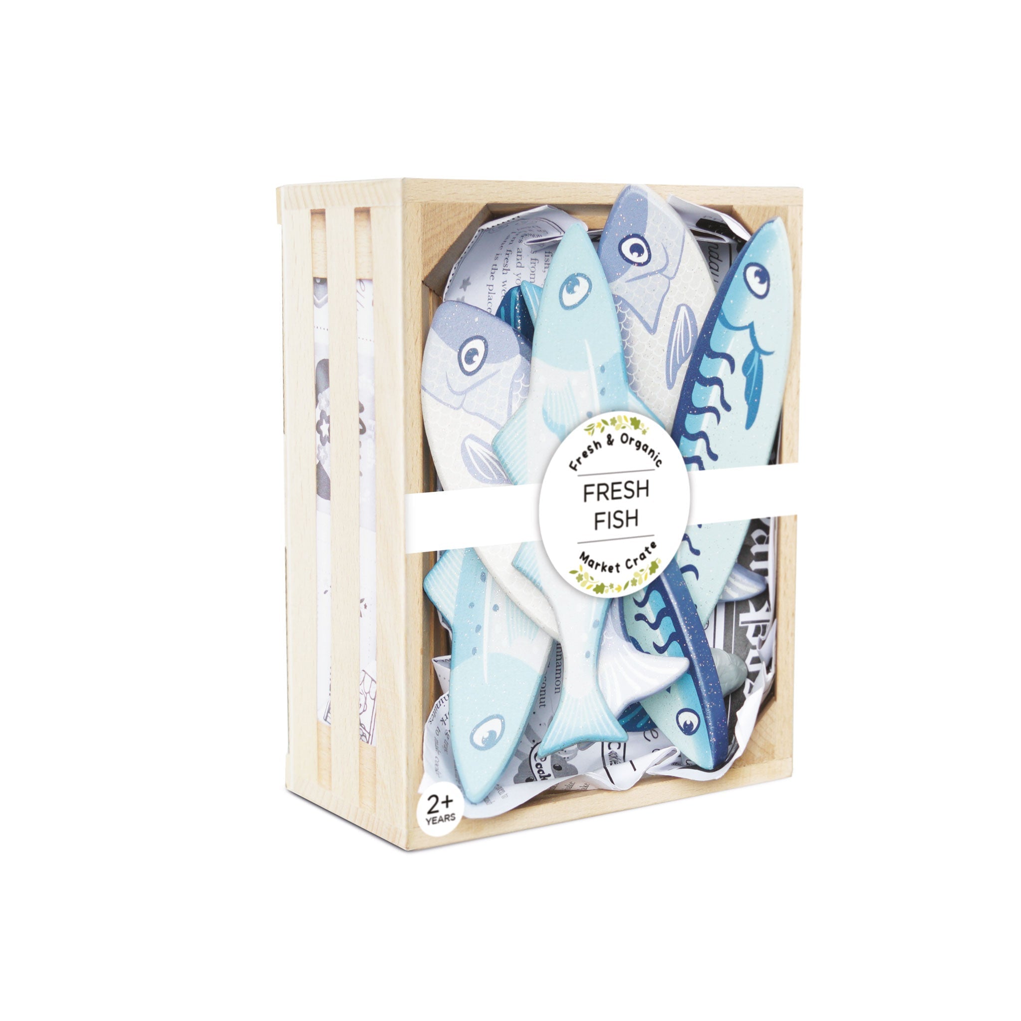 Le Toy Van - Market Fish Wooden Play Food Crate - Le Toy Van - littleyoyo.ca