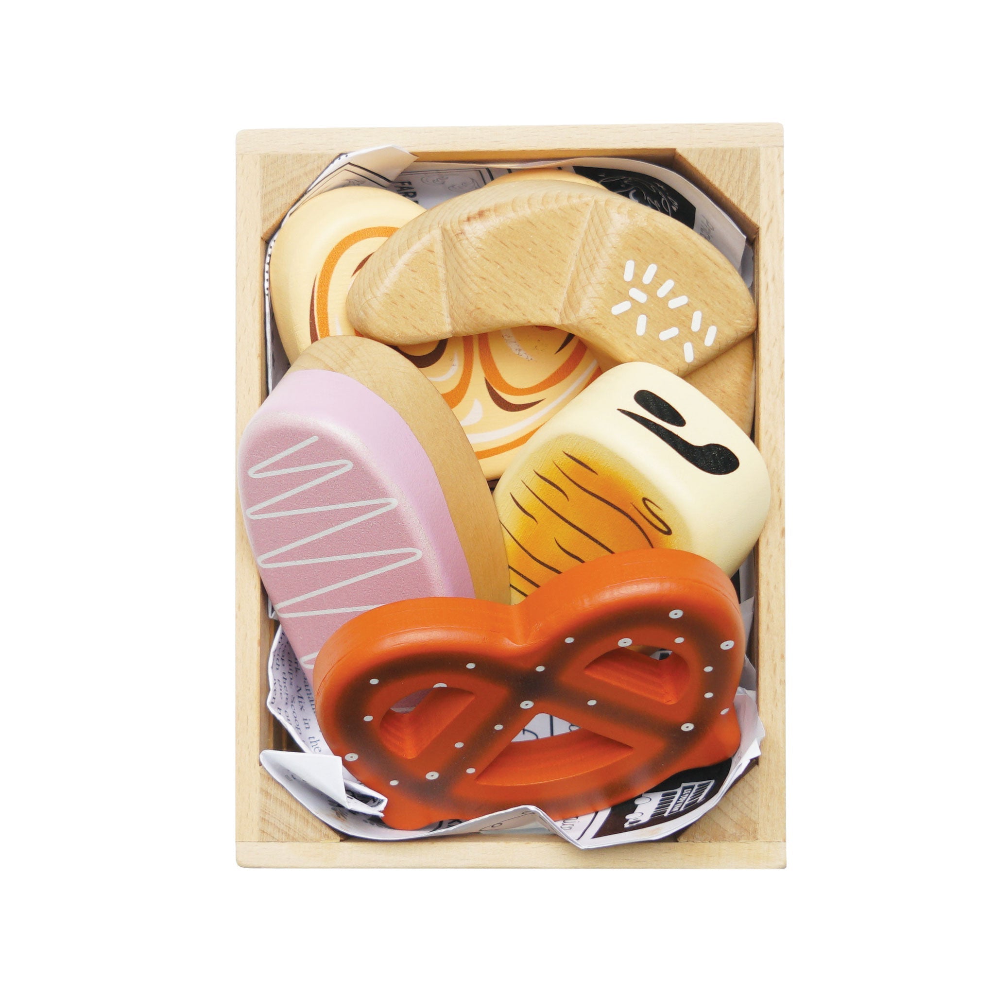 Le Toy Van - Bakery & Patisserie Wooden Market Crate - Le Toy Van - littleyoyo.ca