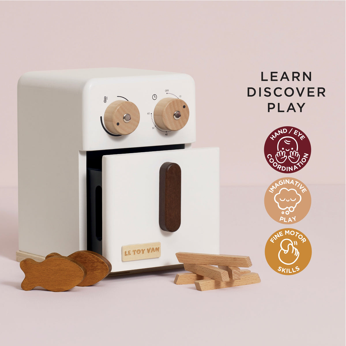 Le Toy Van - Wooden Air Fryer & Playfood - Le Toy Van - littleyoyo.ca