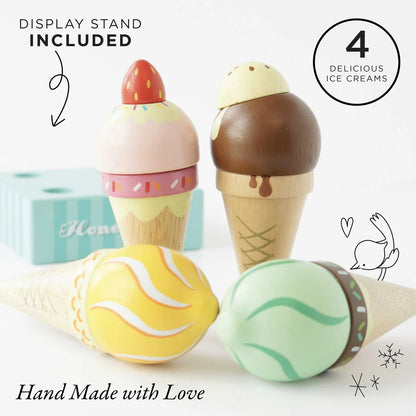 Le Toy Van - Wooden Ice Cream Cones Set