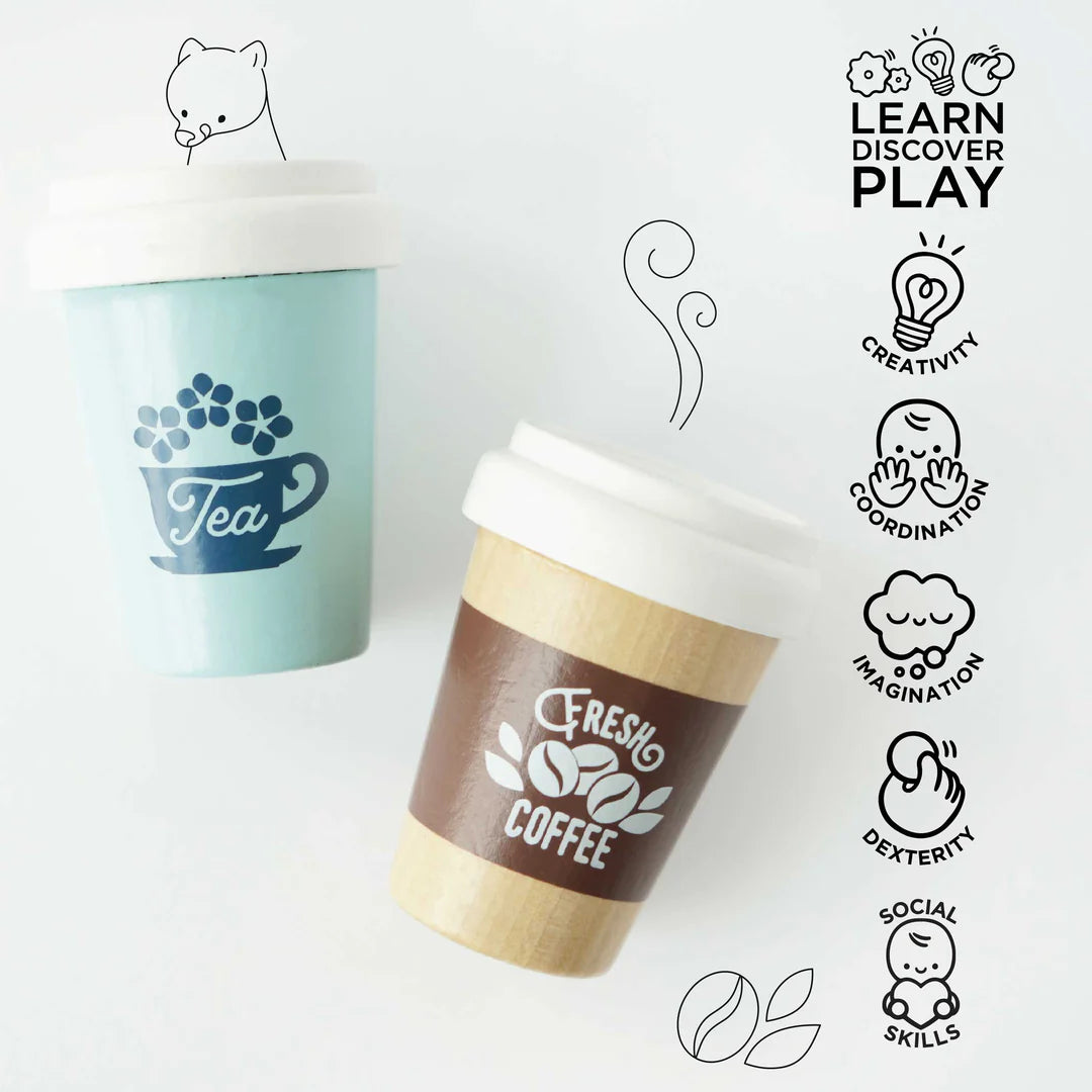 Le Toy Van - Tea & Coffee Re-Useable Eco Cups - Le Toy Van - littleyoyo.ca