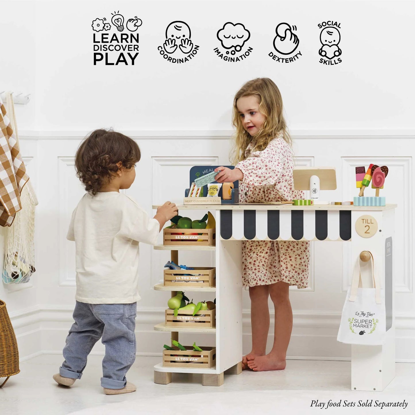 Le Toy Van - Supermarket Till Checkout & Accessories