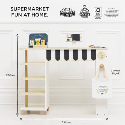 Le Toy Van - Supermarket Till Checkout & Accessories