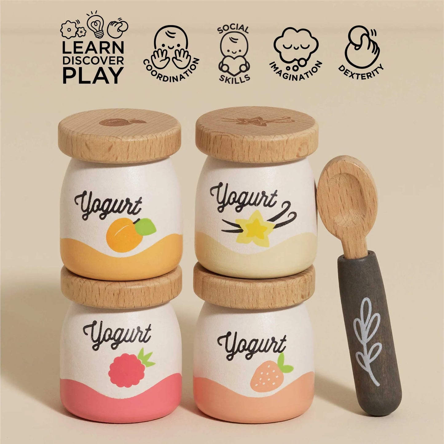 Le Toy Van - Yogurt Play Food Pack