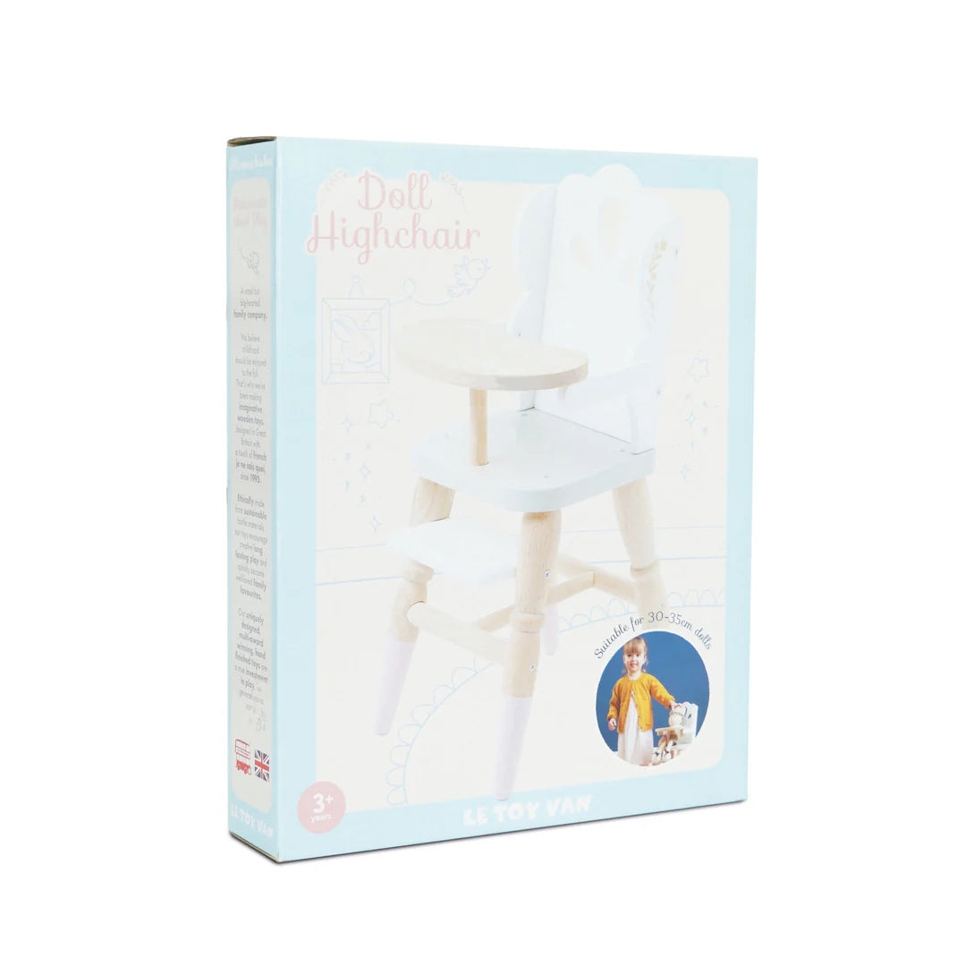 Le Toy Van - Dolls Wooden High Chair