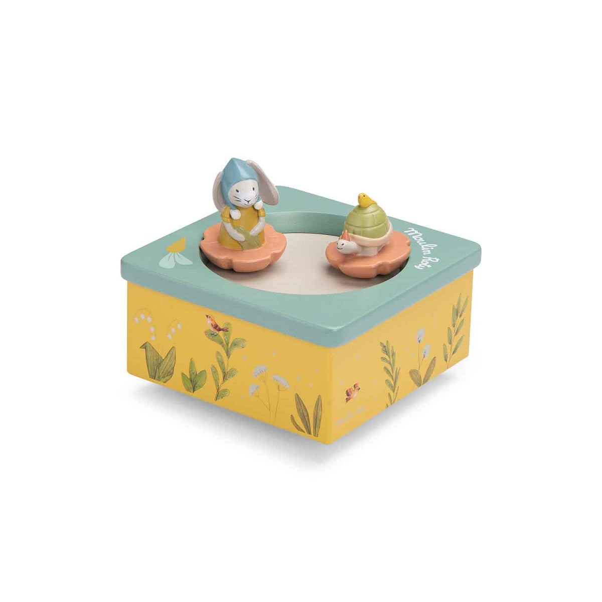 Moulin Roty - Trois Petits Lapins - Musical Box - Moulin Roty - littleyoyo.ca