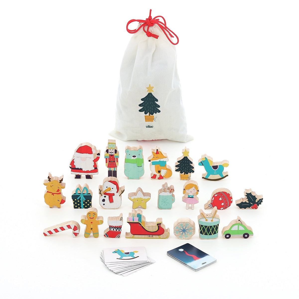 Vilac -Touch and Find Advent Calendar - Vilac - littleyoyo.ca