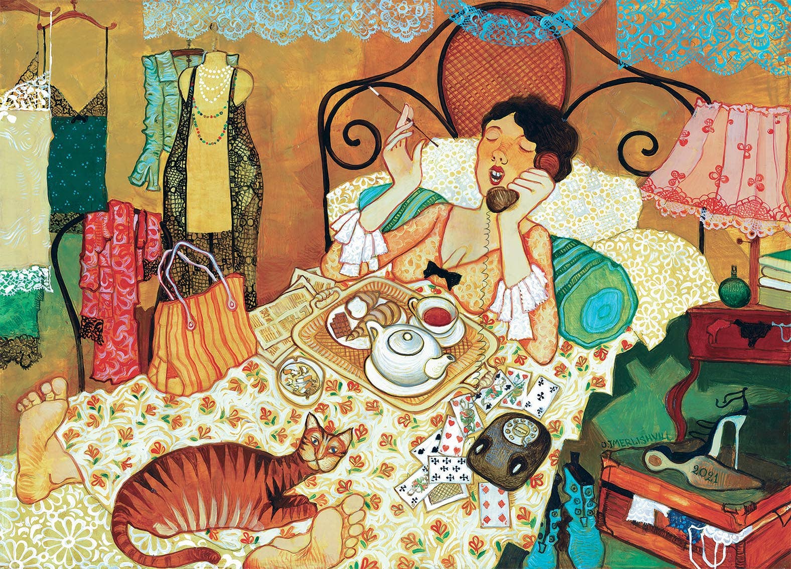 A Good Morning - 750 pc Velvet-Touch Jigsaw Puzzle - Art & Fable Puzzle Company - littleyoyo.ca
