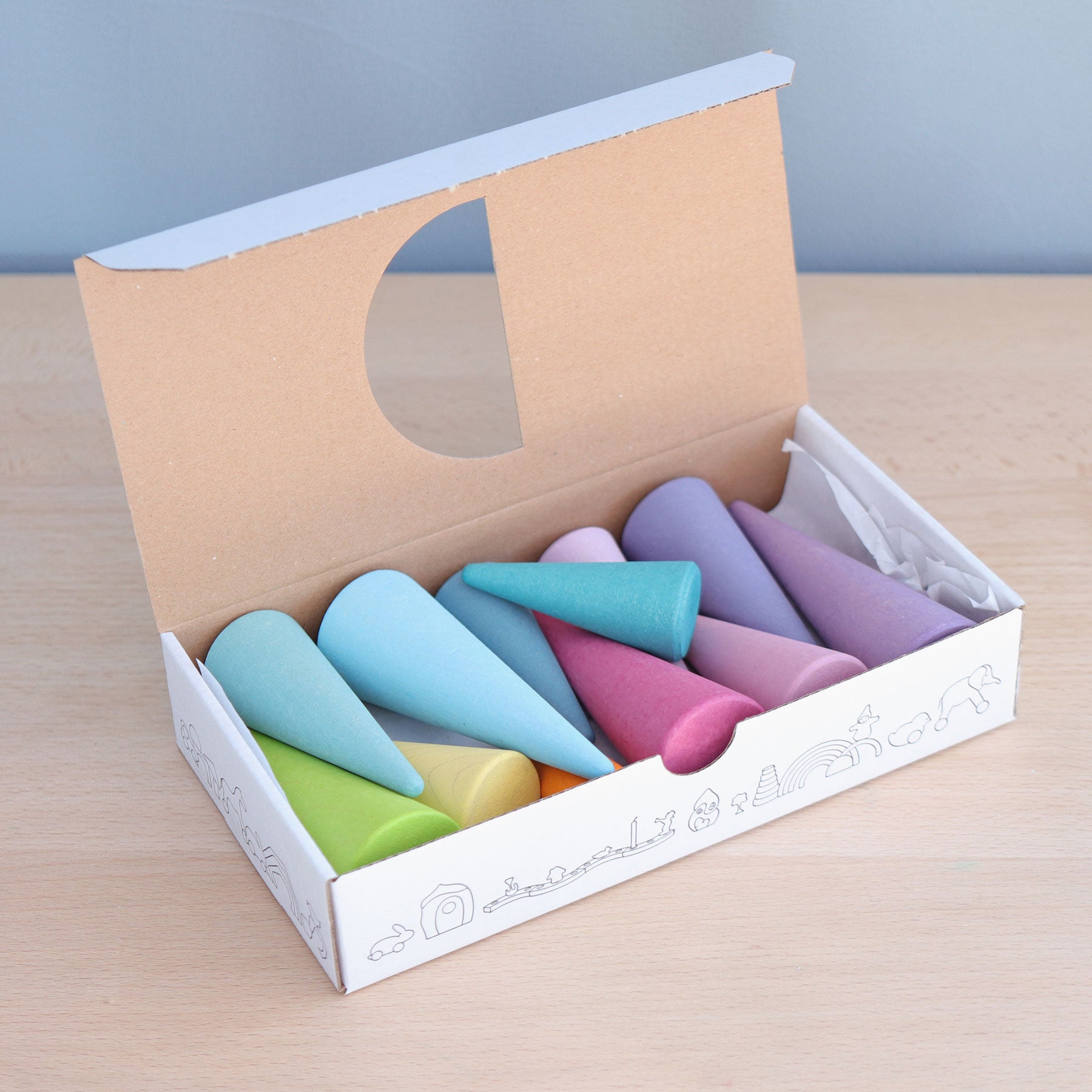 Grimm's - Pastel Rainbow Forest - Grimm's - littleyoyo.ca