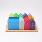 Grimm's - Houses Building Set - Small - Grimm's - littleyoyo.ca
