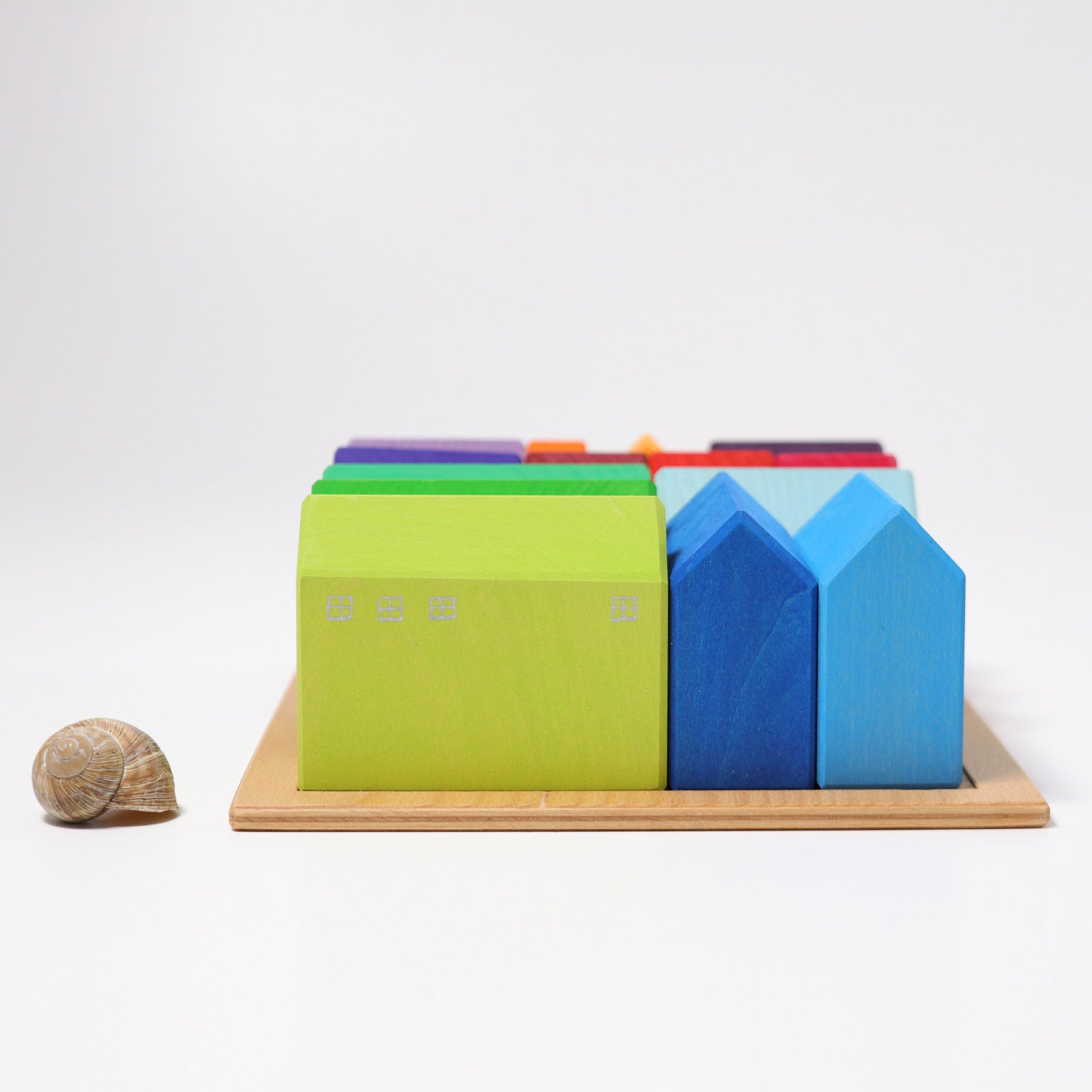 Grimm's - Houses Building Set - Small - Grimm's - littleyoyo.ca