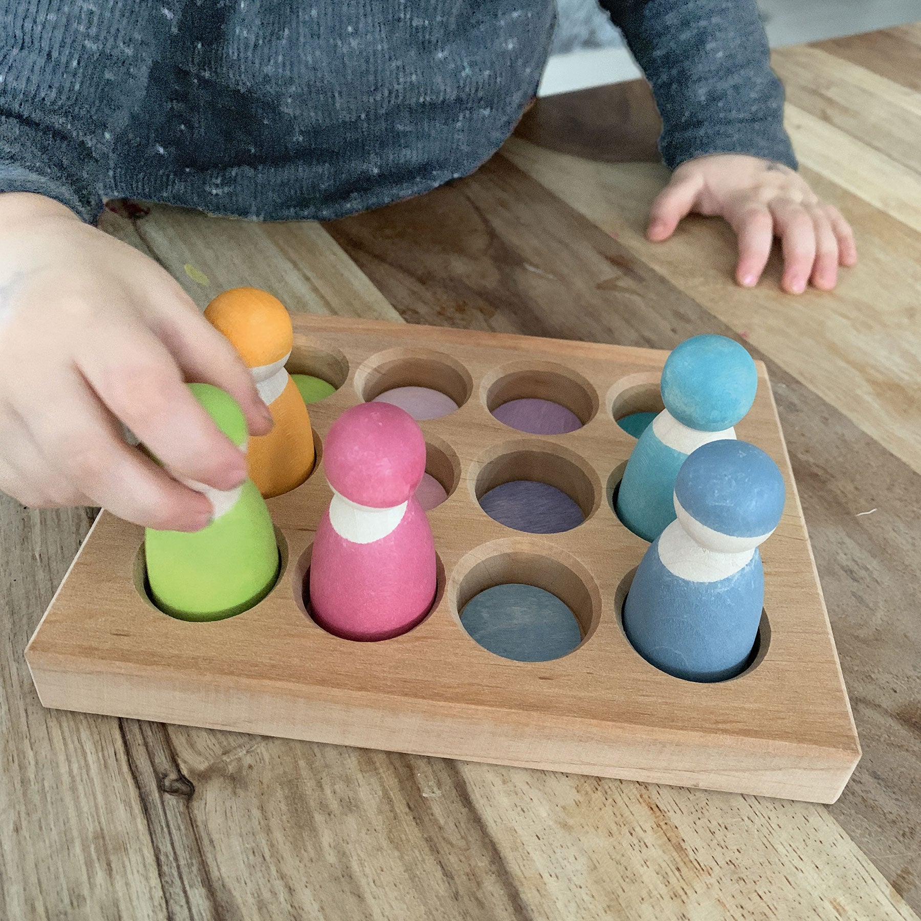 Grimm's - Sorting Board Pastel - Grimm's - littleyoyo.ca