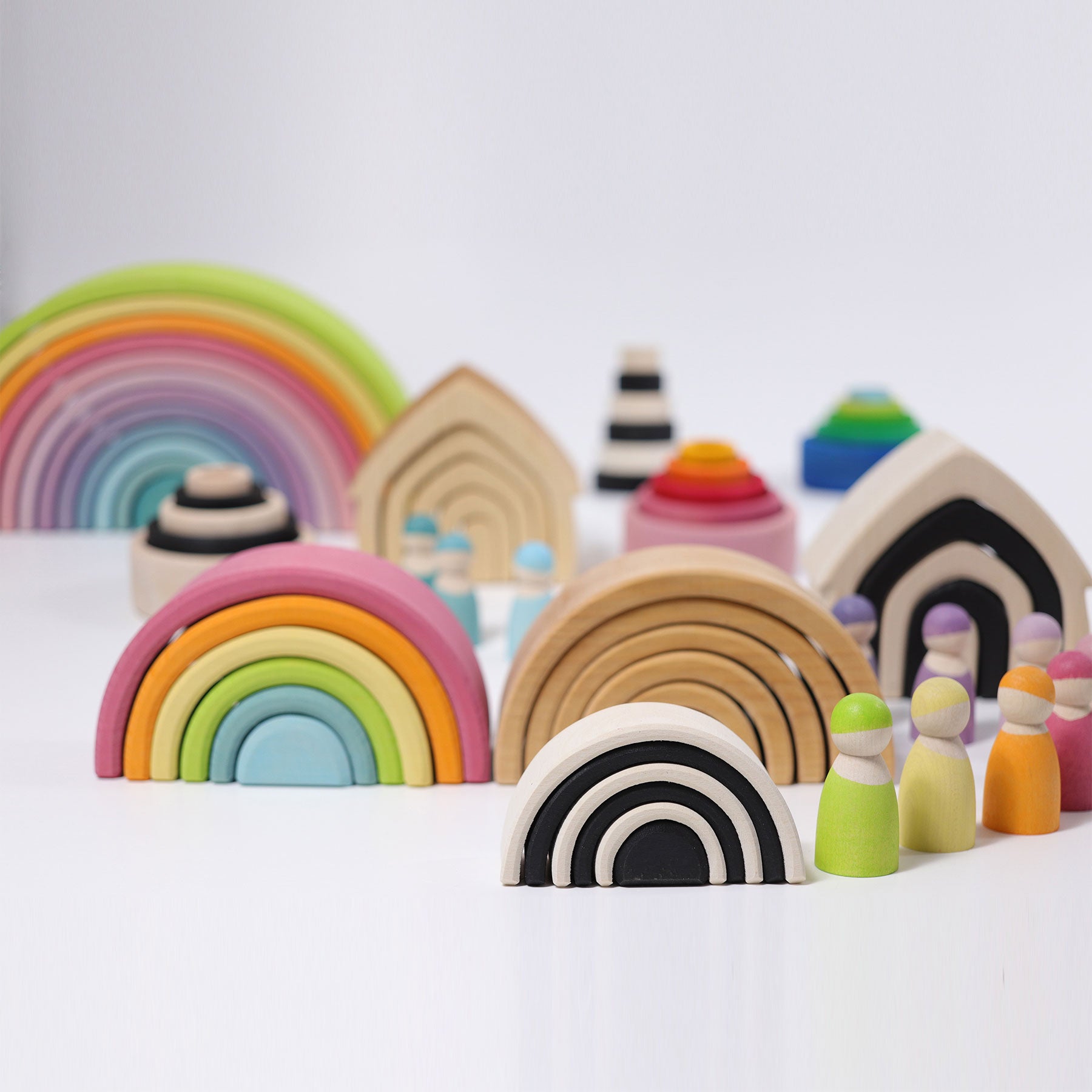 Grimm's - Medium Rainbow - Pastel - Grimm's - littleyoyo.ca