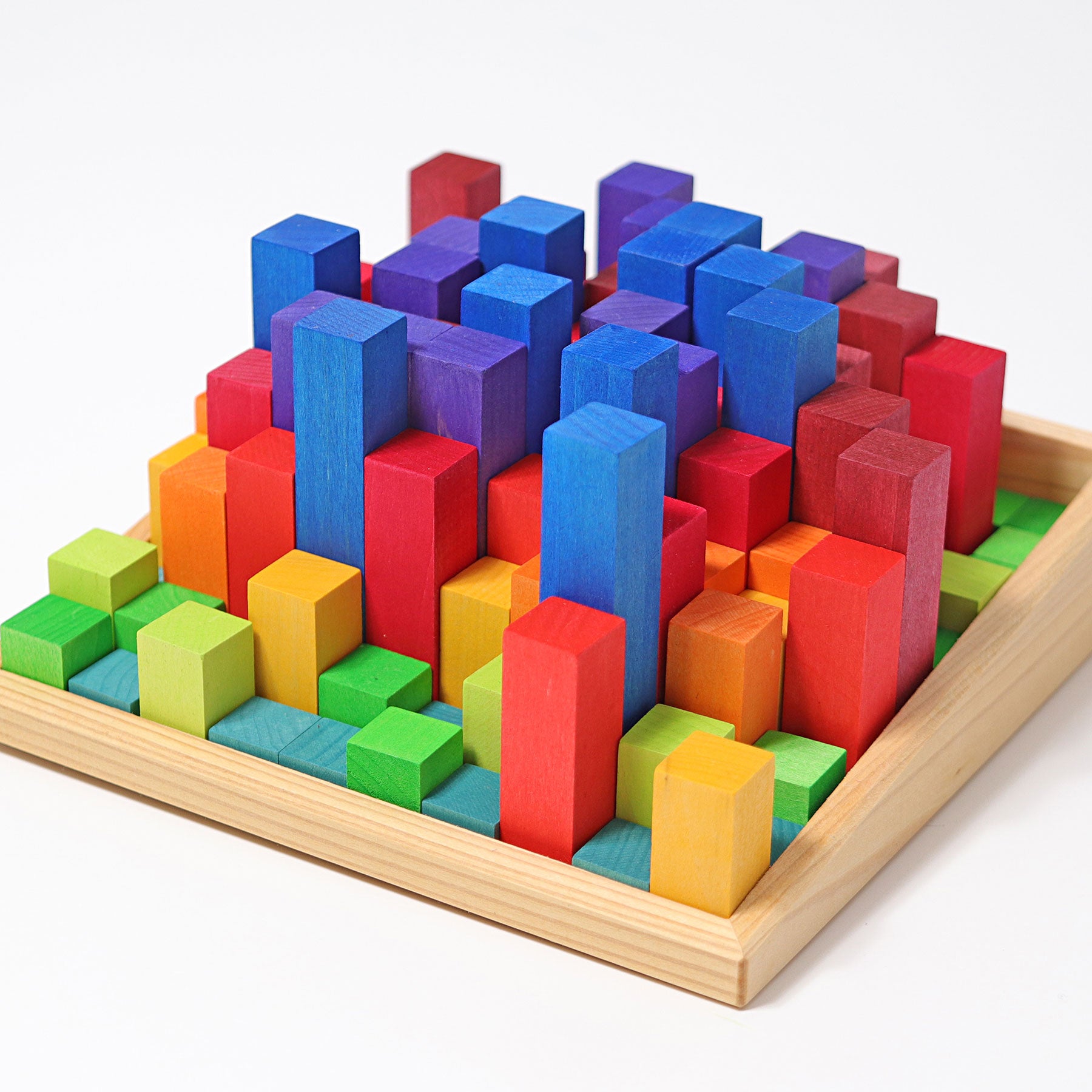 Grimm's - Stepped Counting Blocks - Small - Grimm's - littleyoyo.ca
