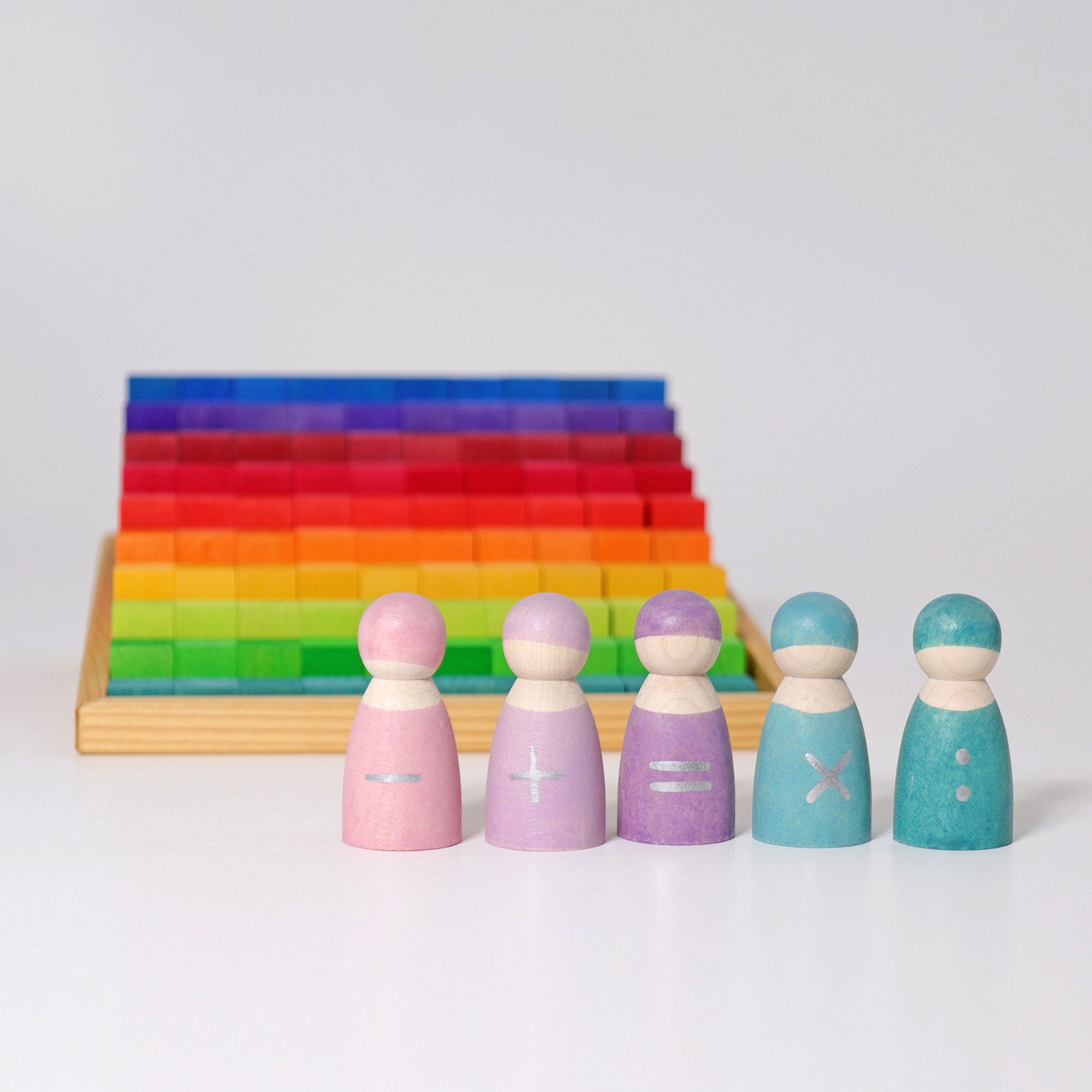 Grimm's - Stepped Counting Blocks - Small - Grimm's - littleyoyo.ca