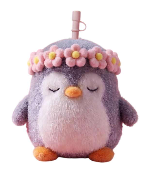 Asobu Penguin Fuzzie Bottle 12 oz - Flora the Penguin