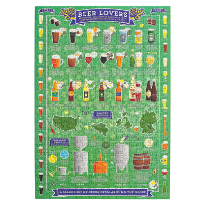 Ridley's Games - Beer Lover's - 500-Piece Jigsaw Puzzle
