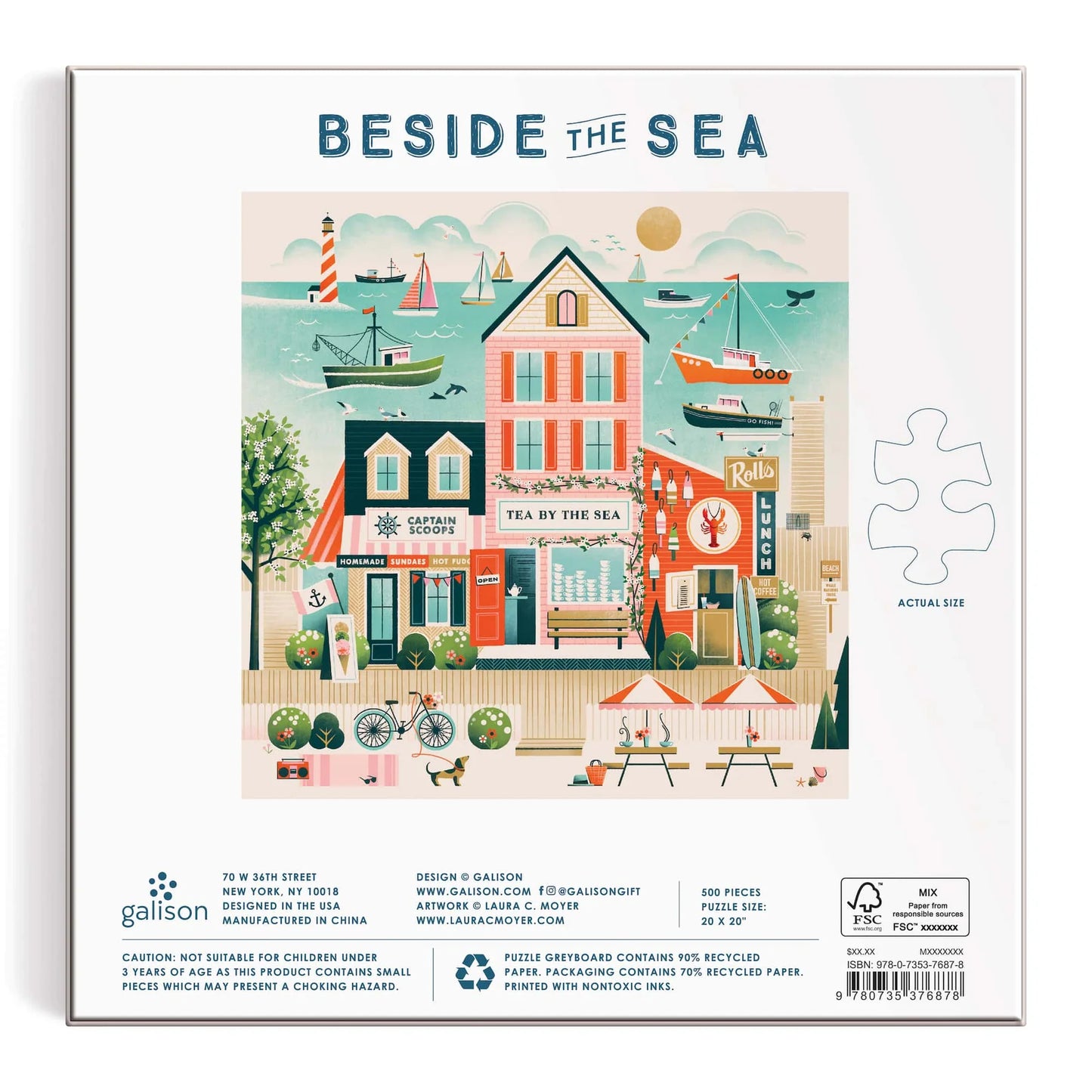 Beside the Sea - 500pc Jigsaw Puzzle