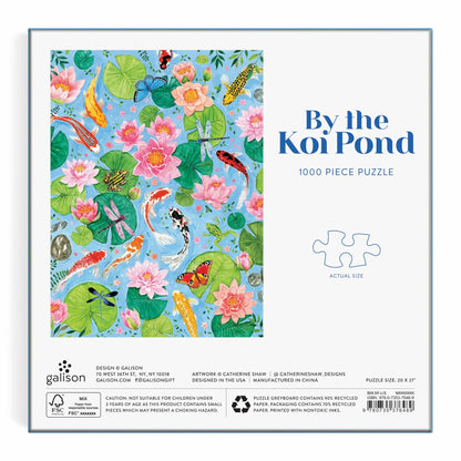 By The Koi Pond- 1000 Piece Jigsaw Puzzle