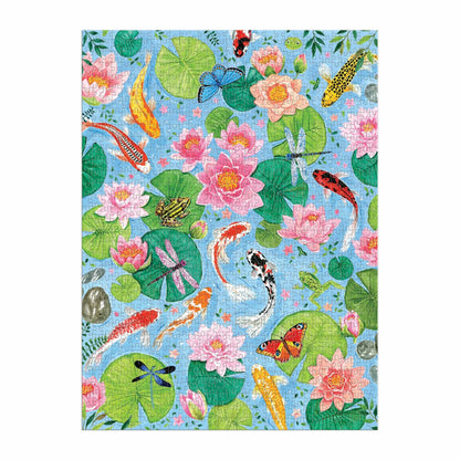 By The Koi Pond- 1000 Piece Jigsaw Puzzle