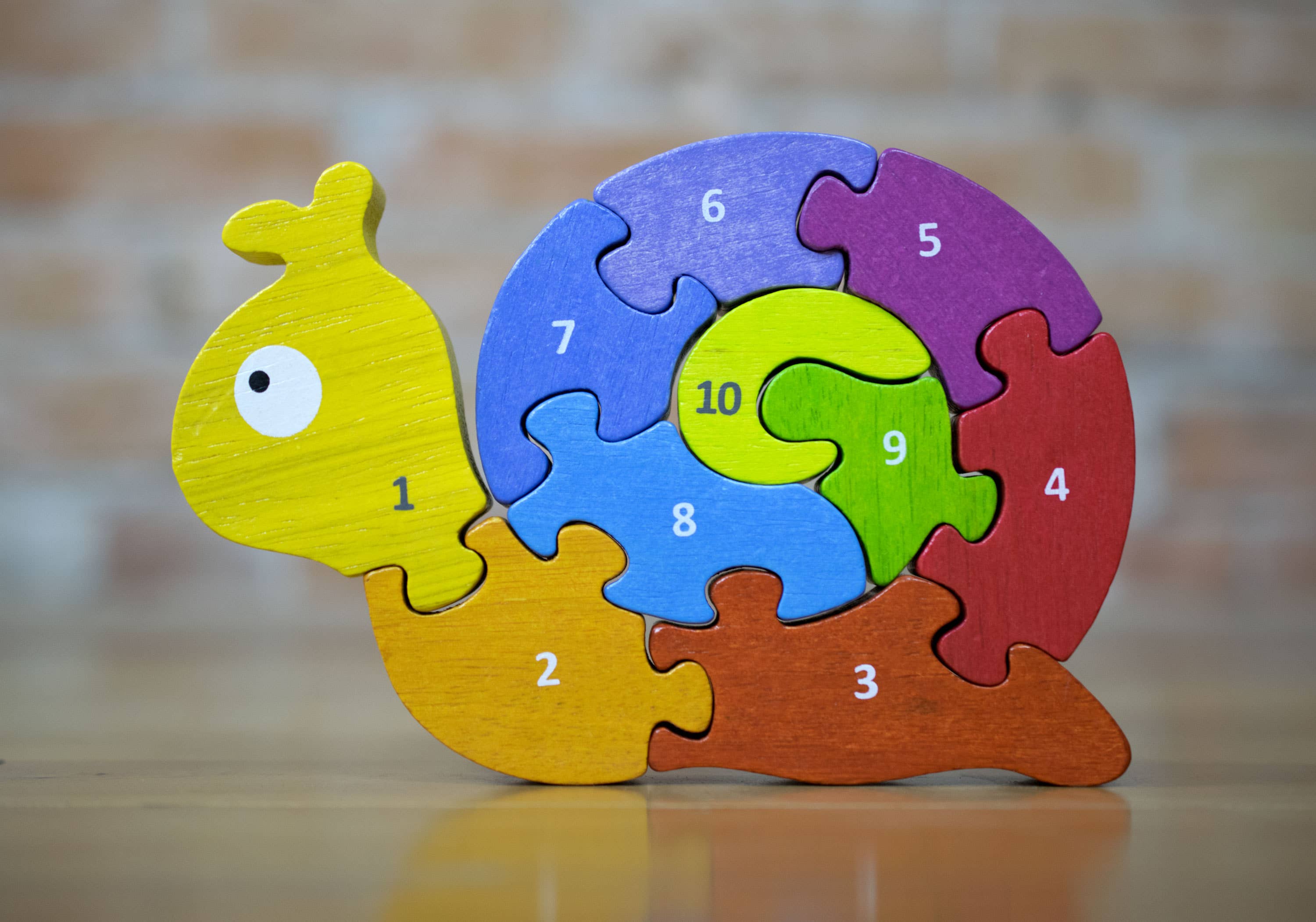 BeginAgain - Number Snail Puzzle - BeginAgain - littleyoyo.ca