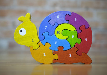 BeginAgain - Number Snail Puzzle