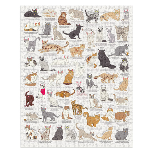 Ridley's Games - Cat Lover's - 1000 Piece Jigsaw Puzzle