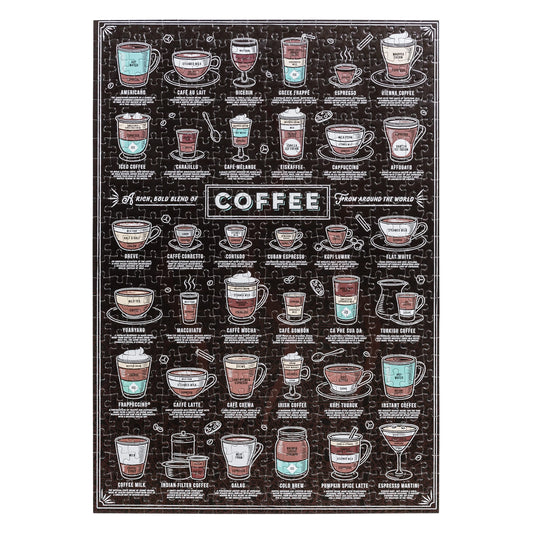 Ridley's Games - Coffee Lover's - 500-Piece Jigsaw Puzzle