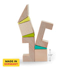 HABA - Crooked Tower Wooden Block - HABA - littleyoyo.ca