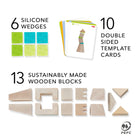 HABA - Crooked Tower Wooden Block - HABA - littleyoyo.ca