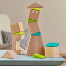 HABA - Crooked Tower Wooden Block - HABA - littleyoyo.ca