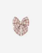 Quincy Mae Bow Christmas Plaid