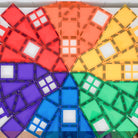 Connetix - Rainbow Creative Pack - 102 Piece Magnetic Tiles - Connetix - littleyoyo.ca