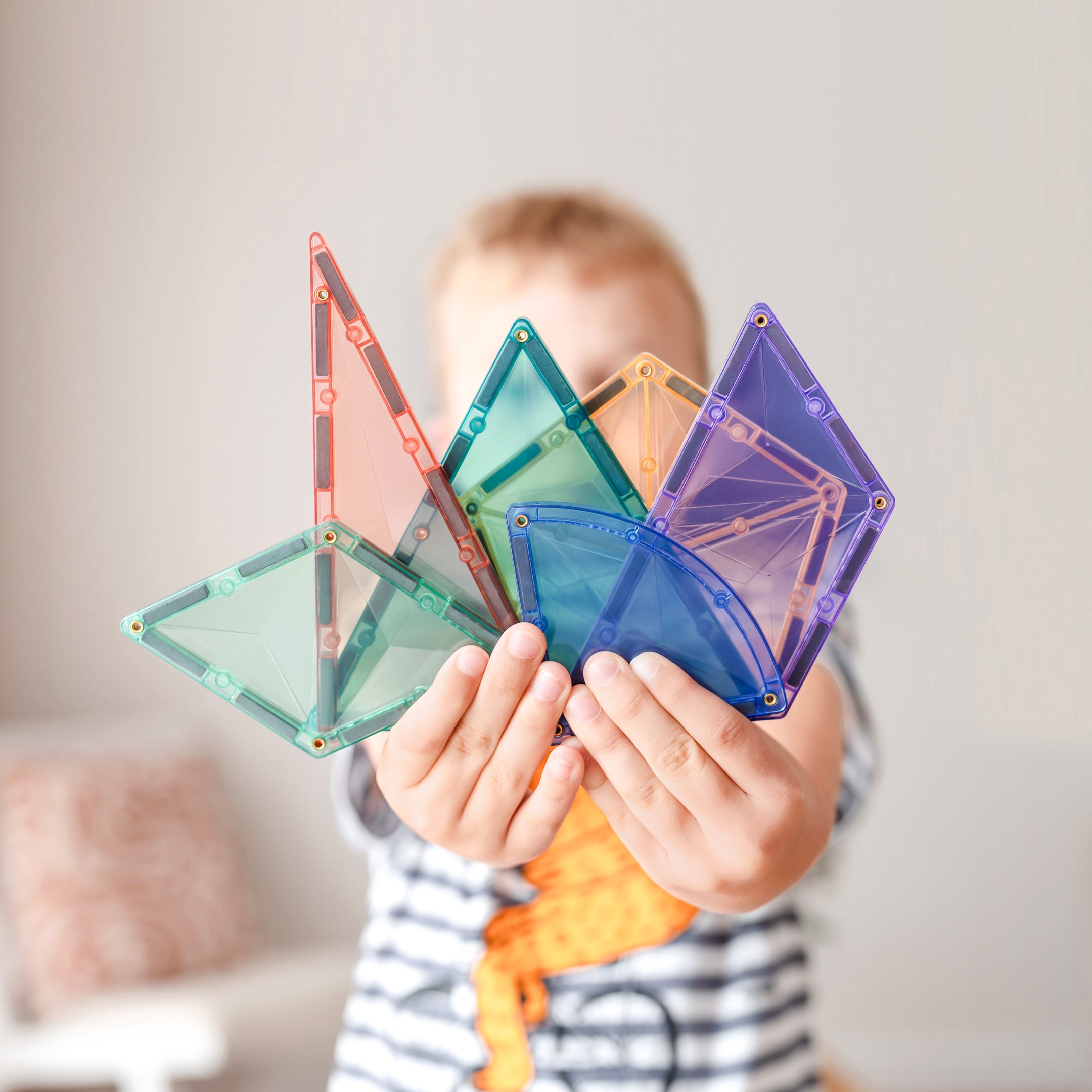 Connetix - Pastel Shape Expansion Pack - 48 Piece Magnetic Tiles - Connetix - littleyoyo.ca