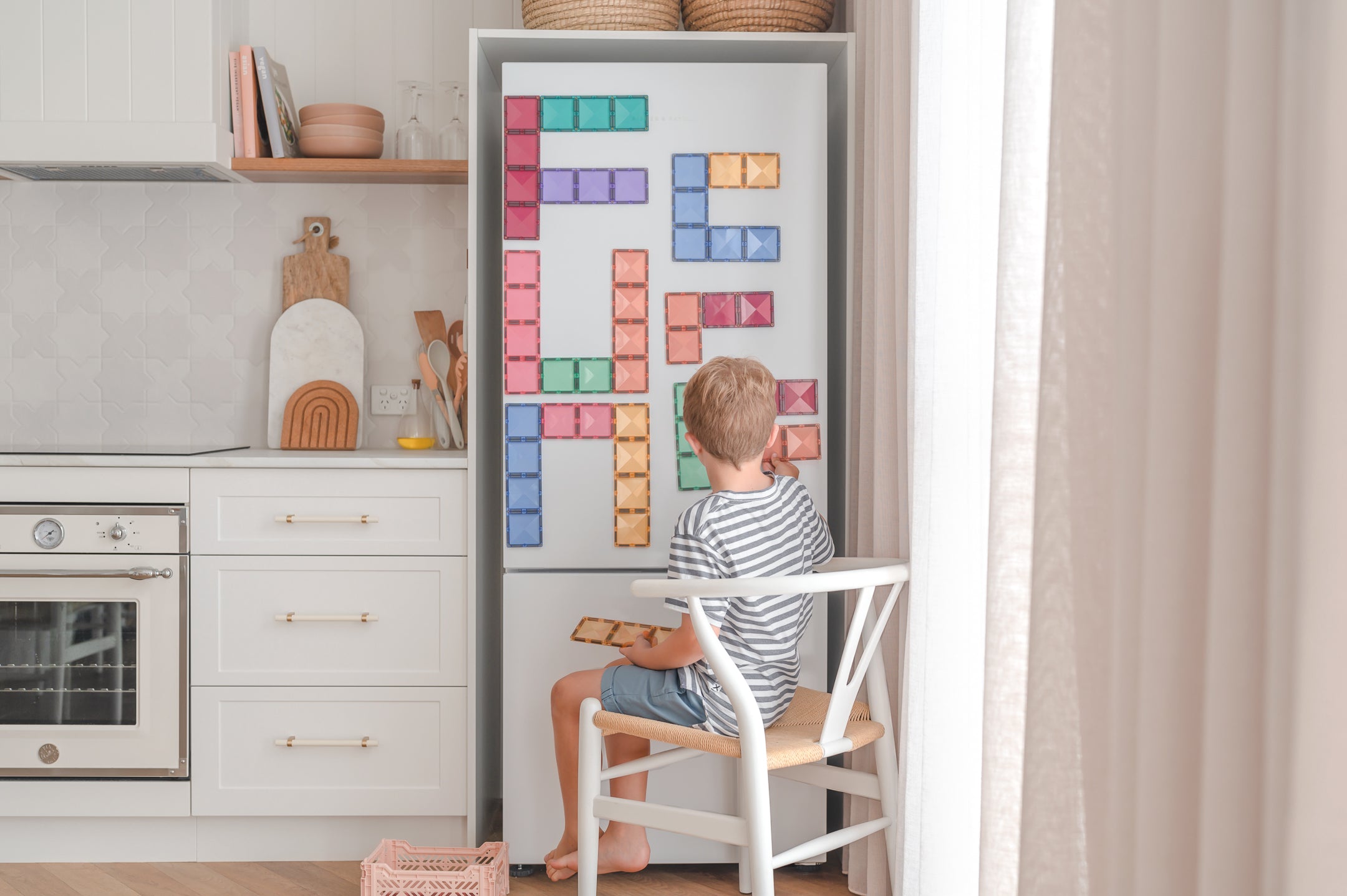Connetix - Pastel Rectangle Pack - 24 Piece Magnetic Tiles - Connetix - littleyoyo.ca