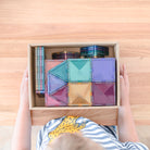 Connetix - Pastel Starter Pack - 64 Piece Magnetic Tiles - Connetix - littleyoyo.ca