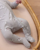 Quincy Mae Bamboo Zip Footie Snowman