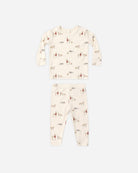 Quincy Mae Bamboo Pajama Set Forest Friends