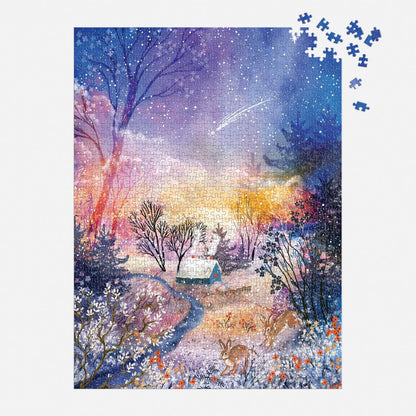 Enchanted Snowfall - 1000pc Jigsaw Puzzle