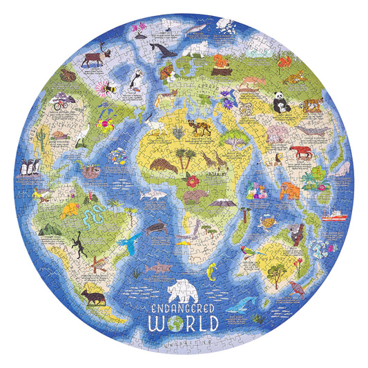 Ridley's Games - Endangered World - 1000 Piece Jigsaw Puzzle